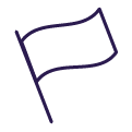 Flag for missing files in a review icon